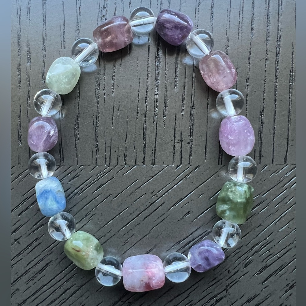 Colorful mica bracelet SIZE 7.25’